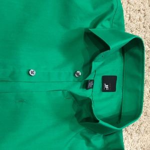 J Ferrar Bright green dress shirt